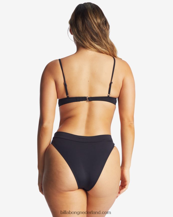 Billabong vrouwen sol searcher maui rider bikinibroekjezwarte kiezelsteen 4D20H1687