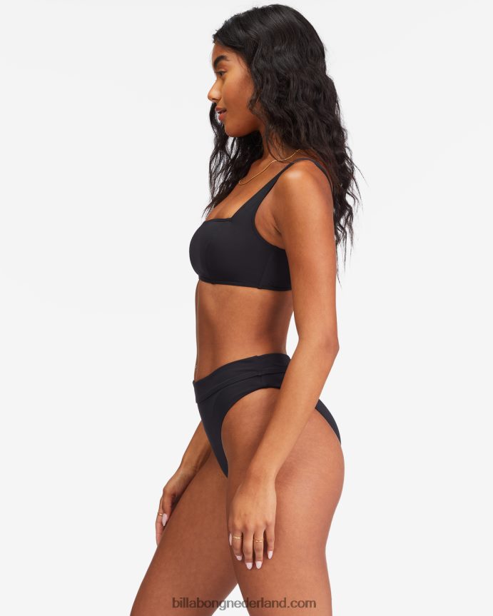 Billabong vrouwen sol searcher maui rider bikinibroekjezwarte kiezelsteen 4D20H1687