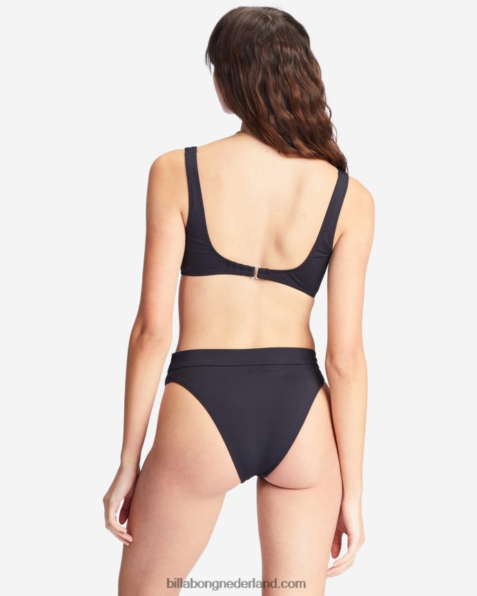Billabong vrouwen sol searcher maui rider bikinibroekjezwarte kiezelsteen 4D20H1687