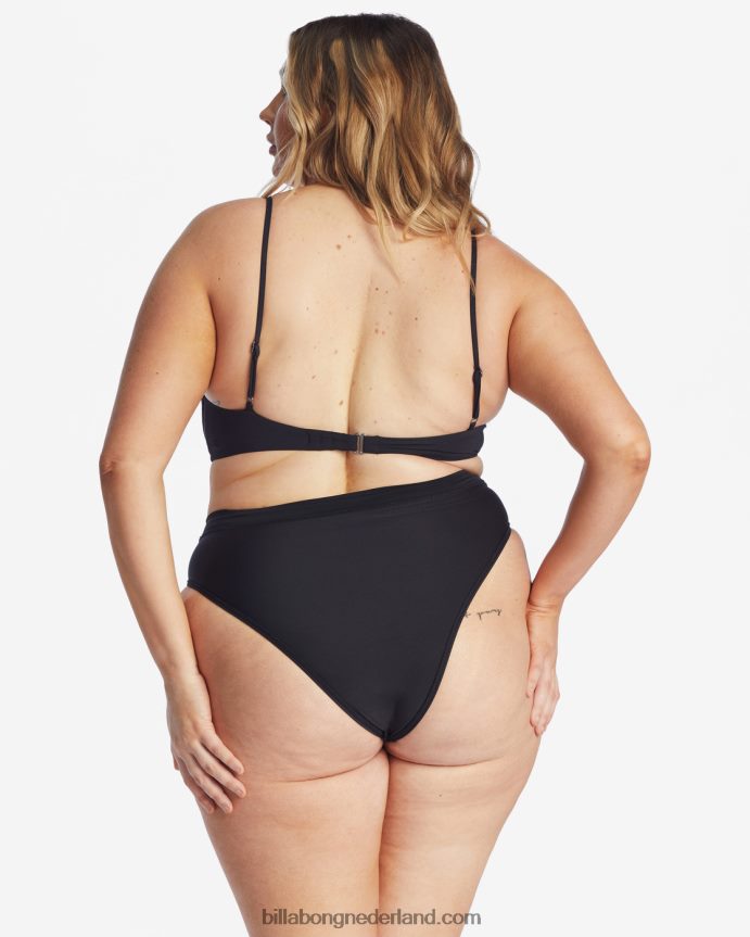 Billabong vrouwen sol searcher maui rider bikinibroekjezwarte kiezelsteen 4D20H1687