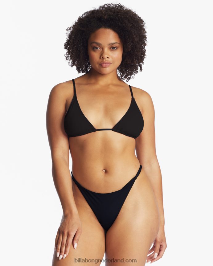 Billabong vrouwen sol searcher maya bikinibroekjezwarte kiezelsteen 4D20H1320