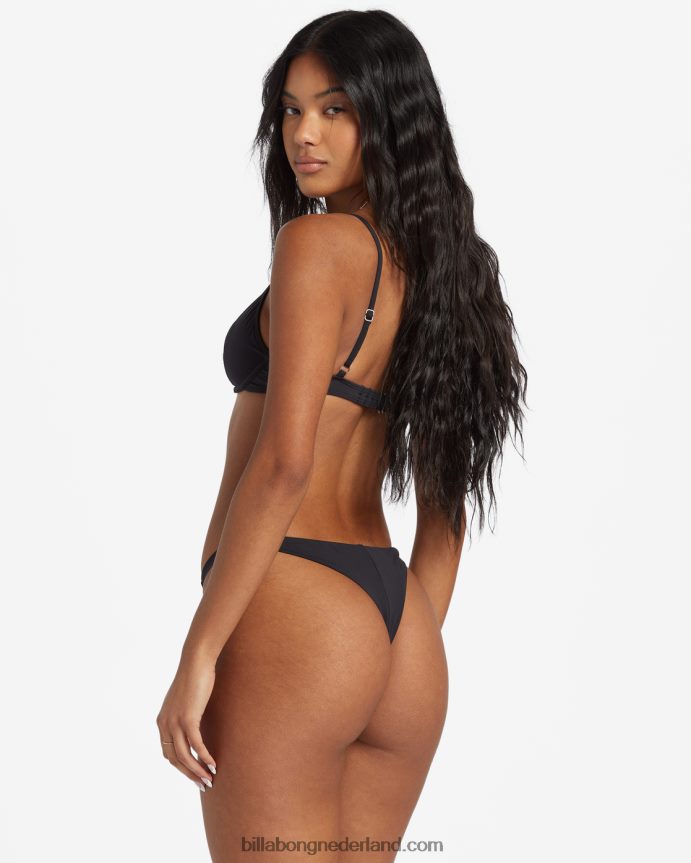 Billabong vrouwen sol searcher maya bikinibroekjezwarte kiezelsteen 4D20H1320
