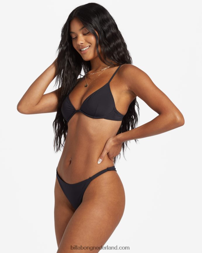 Billabong vrouwen sol searcher maya bikinibroekjezwarte kiezelsteen 4D20H1320