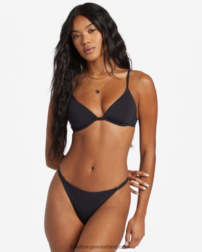 Billabong vrouwen sol searcher maya bikinibroekjezwarte kiezelsteen 4D20H1320