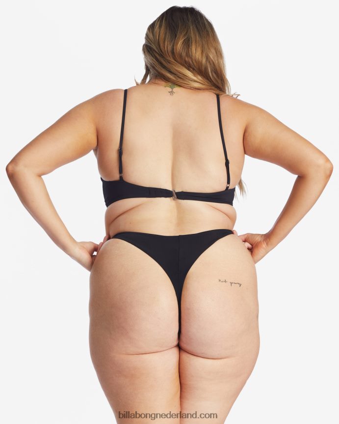 Billabong vrouwen sol searcher maya bikinibroekjezwarte kiezelsteen 4D20H1320