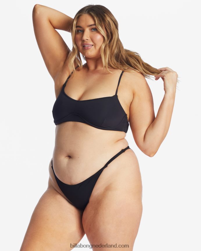Billabong vrouwen sol searcher maya bikinibroekjezwarte kiezelsteen 4D20H1320