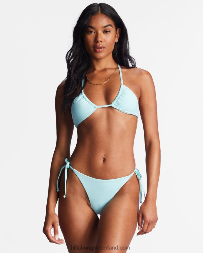 Billabong vrouwen sol searcher tanga bikinibroekje met striksluiting aan de zijkantpuur water 4D20H1311