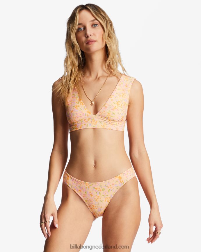 Billabong vrouwen sweet oasis lowrider bikinibroekjegewassen nektar 4D20H1421