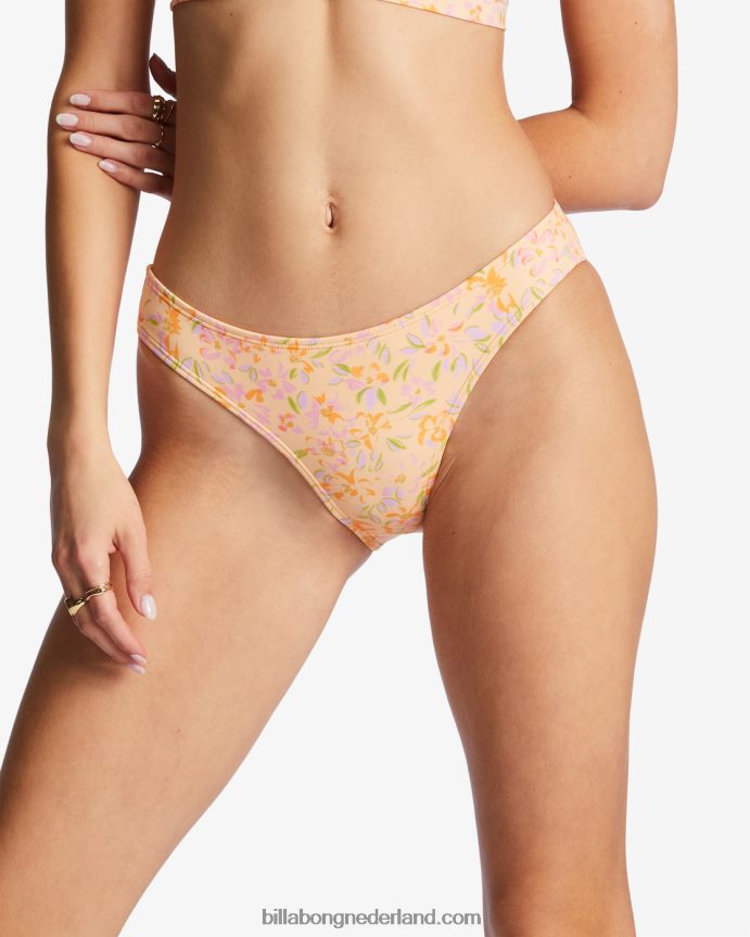 Billabong vrouwen sweet oasis lowrider bikinibroekjegewassen nektar 4D20H1421