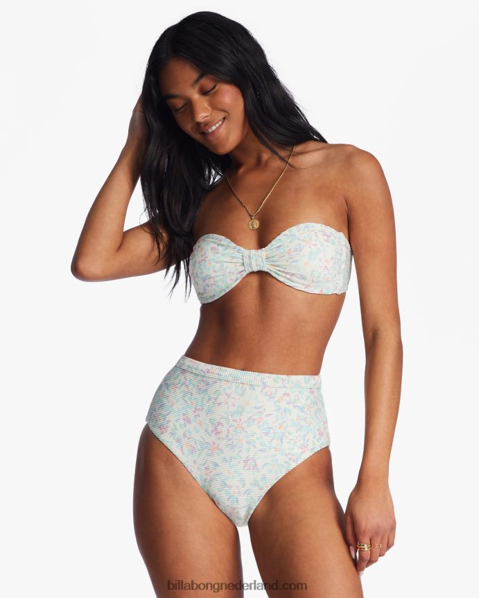Billabong vrouwen sweet oasis tanlines hoog retro bikinibroekjezout kristal 4D20H1412