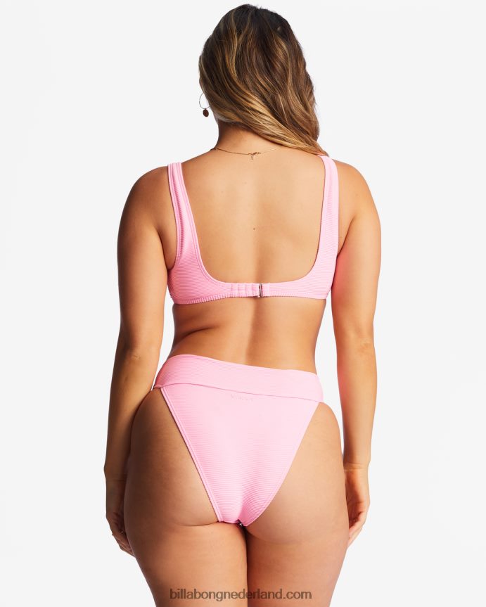 Billabong vrouwen tanlines aruba bikinibroekjeroze roes 4D20H1300