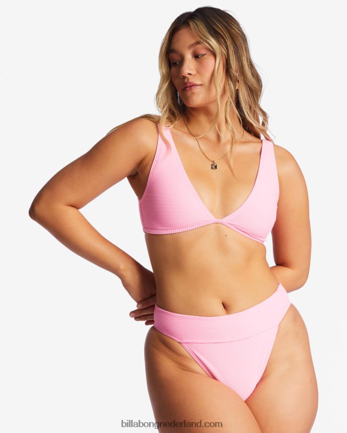 Billabong vrouwen tanlines aruba bikinibroekjeroze roes 4D20H1300