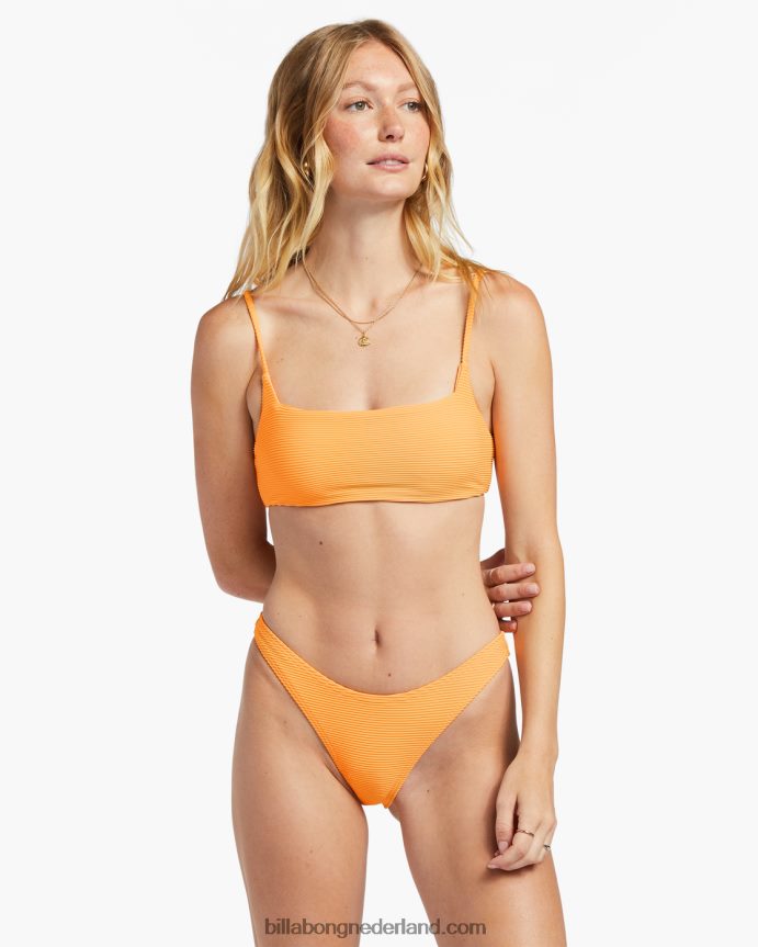 Billabong vrouwen tanlines hike bikinibroekjesinaasappelschil 4D20H1216