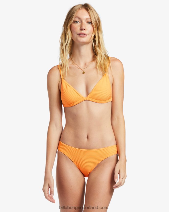 Billabong vrouwen tanlines lowrider bikinibroekjesinaasappelschil 4D20H1408