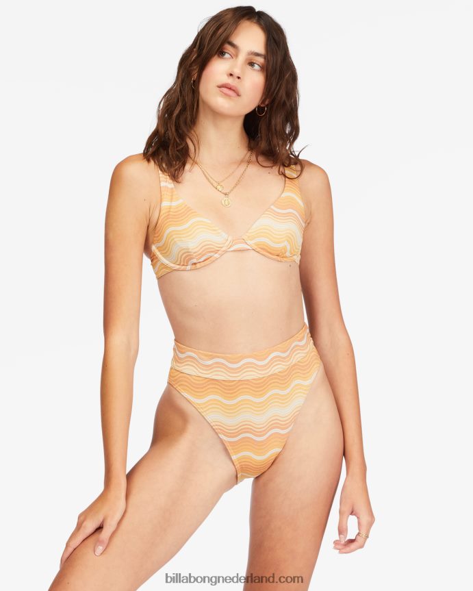 Billabong vrouwen wave hello rise bikinibroekjemulti 4D20H1530