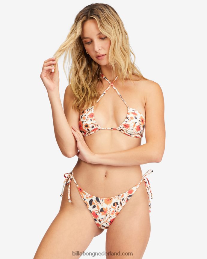 Billabong vrouwen weggevaagde string-side tanga bikinibroekjesmulti 4D20H1535