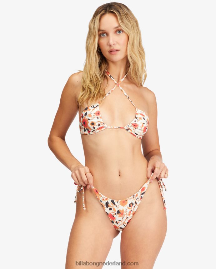 Billabong vrouwen weggevaagde string-side tanga bikinibroekjesmulti 4D20H1535