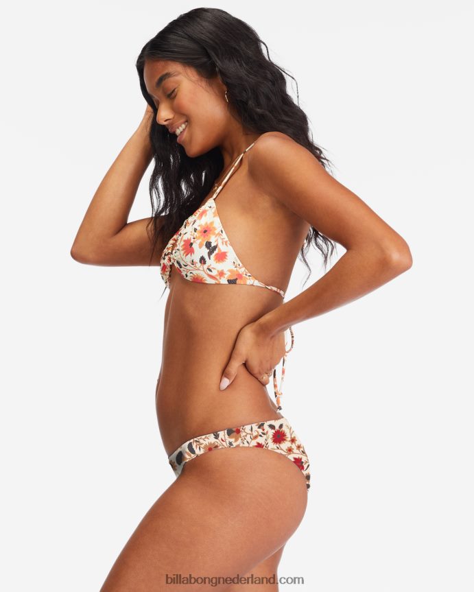 Billabong vrouwen weggevaagde tropische omkeerbare bikinibroekjesmulti 4D20H1558