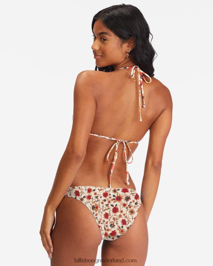 Billabong vrouwen weggevaagde tropische omkeerbare bikinibroekjesmulti 4D20H1558
