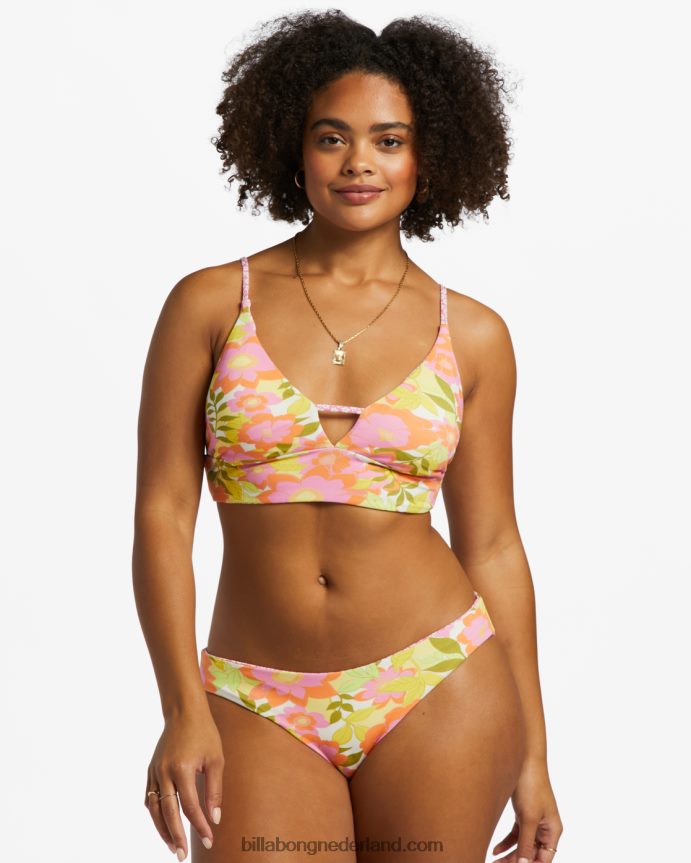 Billabong vrouwen zomer folk omkeerbaar medium bikinibroekjemulti 4D20H1179