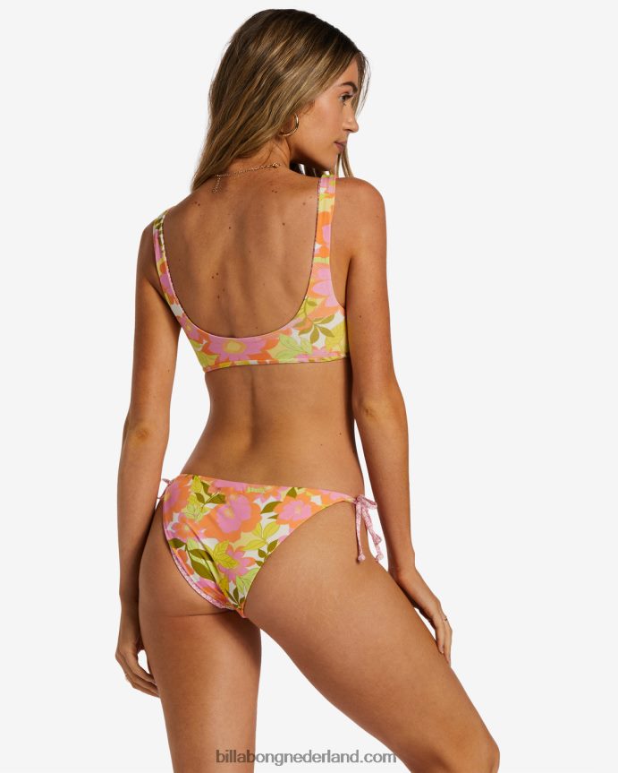 Billabong vrouwen zomer folk omkeerbaar medium bikinibroekjemulti 4D20H1181