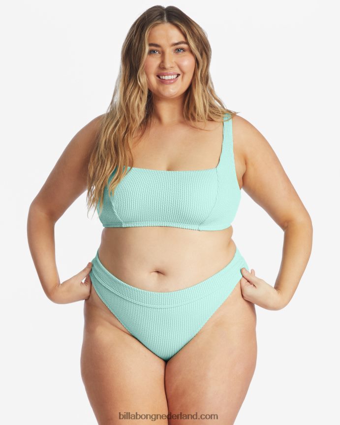 Billabong vrouwen zomer high maui rider bikinibroekjemunt kus 4D20H1737