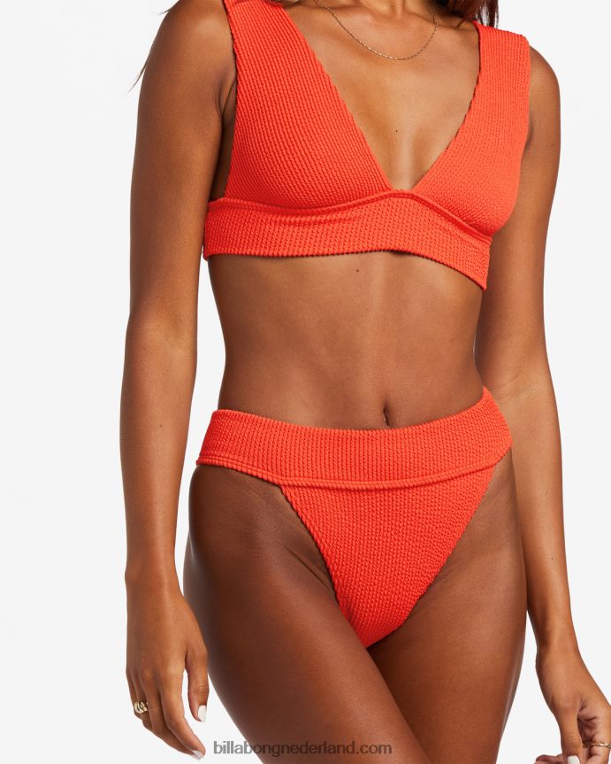 Billabong vrouwen zomer hoog aruba bikinibroekjerode aloha 4D20H1255