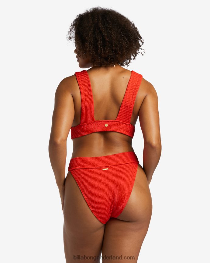 Billabong vrouwen zomer hoog aruba bikinibroekjerode aloha 4D20H1255