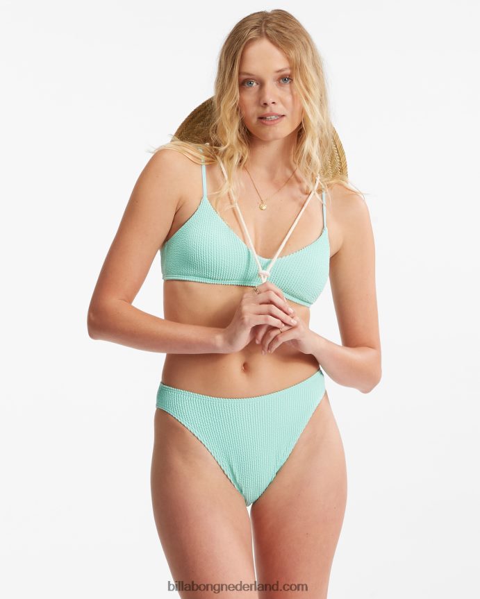 Billabong vrouwen zomer hoog havana bikinibroekjemunt kus 4D20H1733