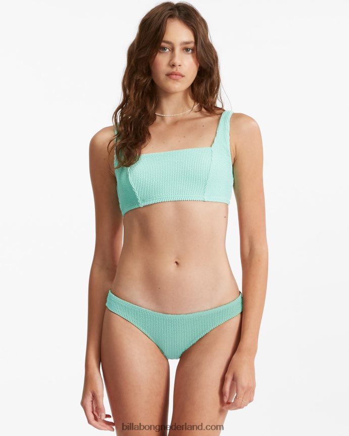 Billabong vrouwen zomer hoog isla bikinibroekjemunt kus 4D20H1720