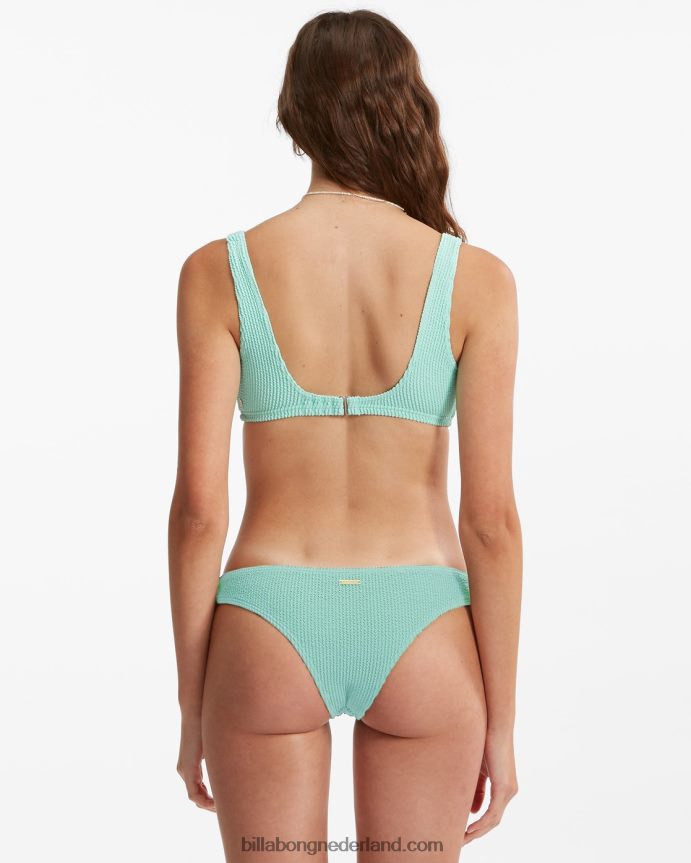 Billabong vrouwen zomer hoog isla bikinibroekjemunt kus 4D20H1720