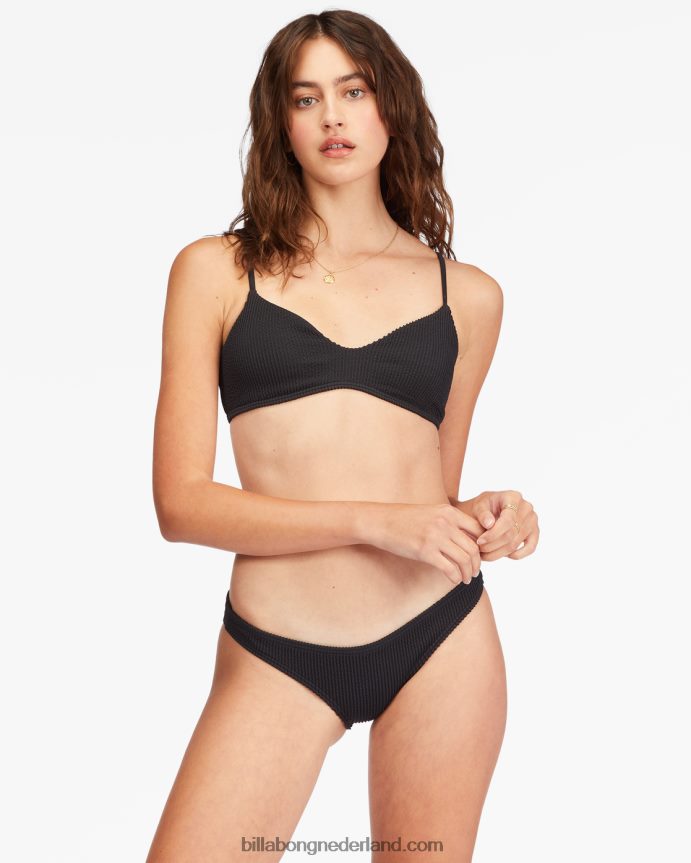 Billabong vrouwen zomer hoog isla bikinibroekjezwart 4D20H1557