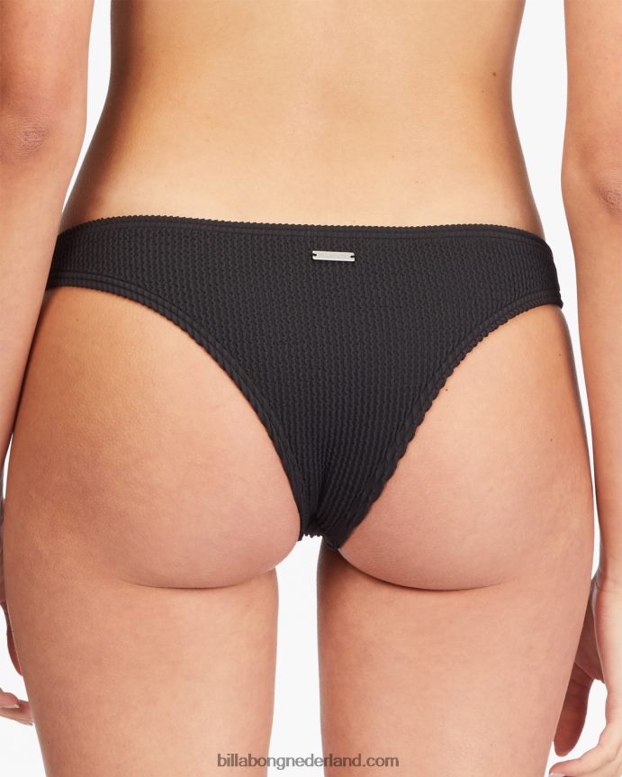 Billabong vrouwen zomer hoog isla bikinibroekjezwart 4D20H1557