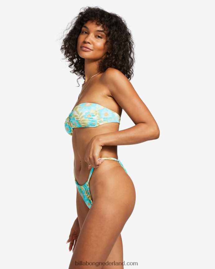 Billabong vrouwen zomer sky ruched hike schraal bikinibroekjemulti 4D20H1162
