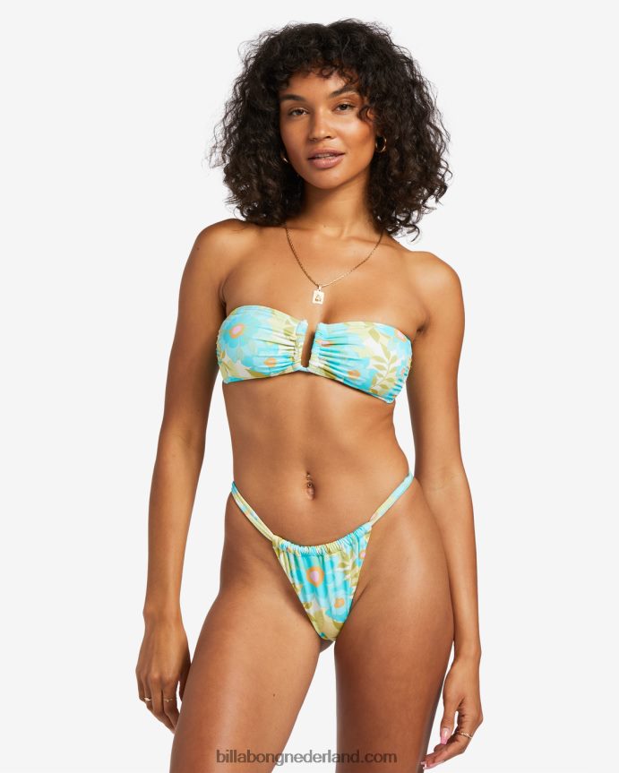 Billabong vrouwen zomer sky ruched hike schraal bikinibroekjemulti 4D20H1162