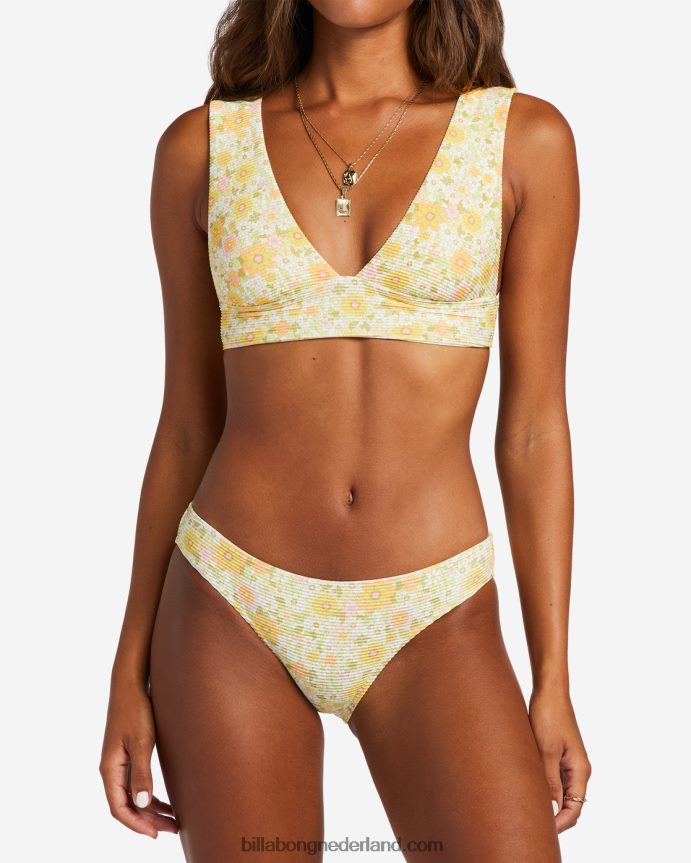 Billabong vrouwen zonaanbidder tanlines medium bikinibroekjemulti 4D20H1154