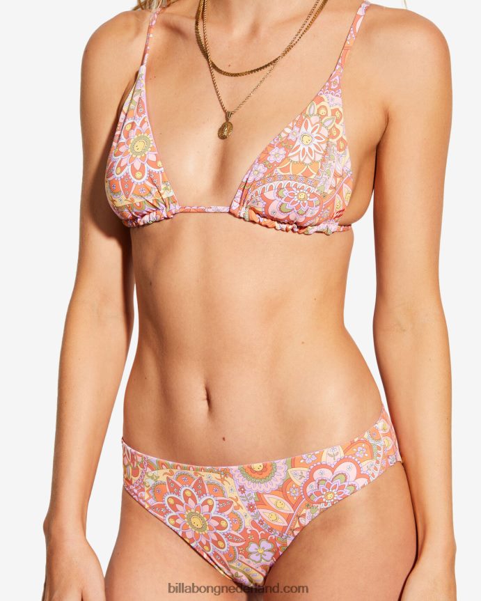 vrouwen billabong x smiley good times rev lowrider omkeerbaar bikinibroekjemulti 4D20H1475