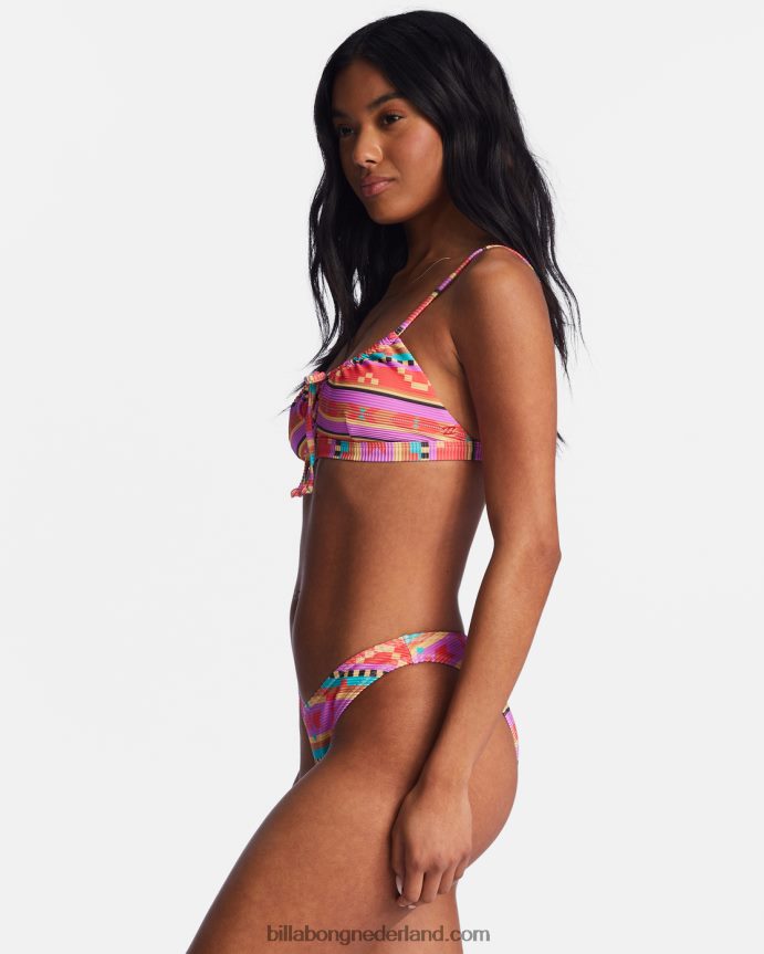 Billabong vrouwen Baja Rising Coco bralette bikinitopheldere papaver 4D20H1484