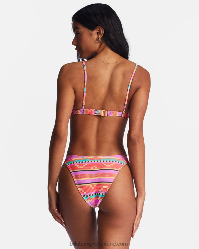 Billabong vrouwen Baja Rising Coco bralette bikinitopheldere papaver 4D20H1484