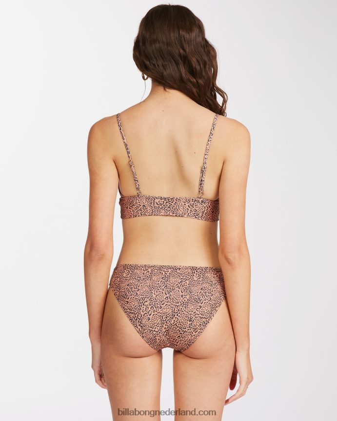 Billabong vrouwen Hidden Shore bikinitop met v-halstoffee 4D20H1660