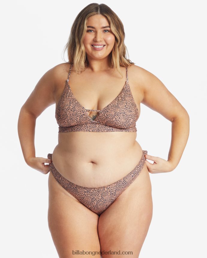 Billabong vrouwen Hidden Shore bikinitop met v-halstoffee 4D20H1660