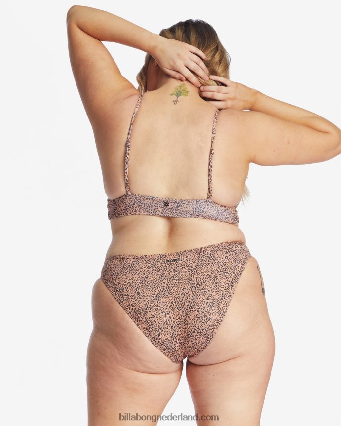 Billabong vrouwen Hidden Shore bikinitop met v-halstoffee 4D20H1660