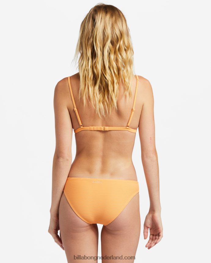 Billabong vrouwen Tanlines ceci triangel bikinitopsinaasappelschil 4D20H1407