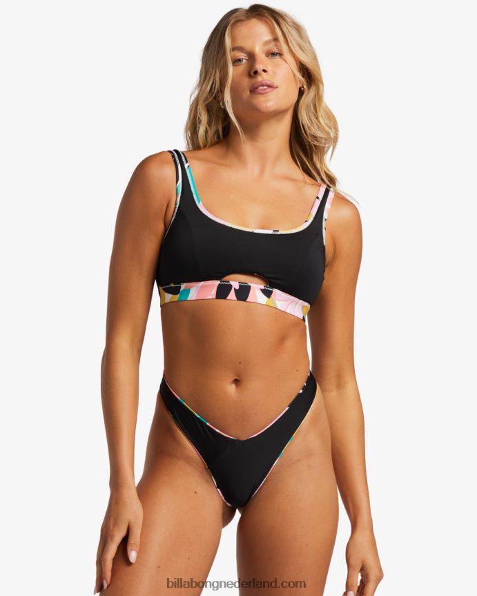 Billabong vrouwen a/div full tank tot 50 bikinitopzwart 4D20H1335