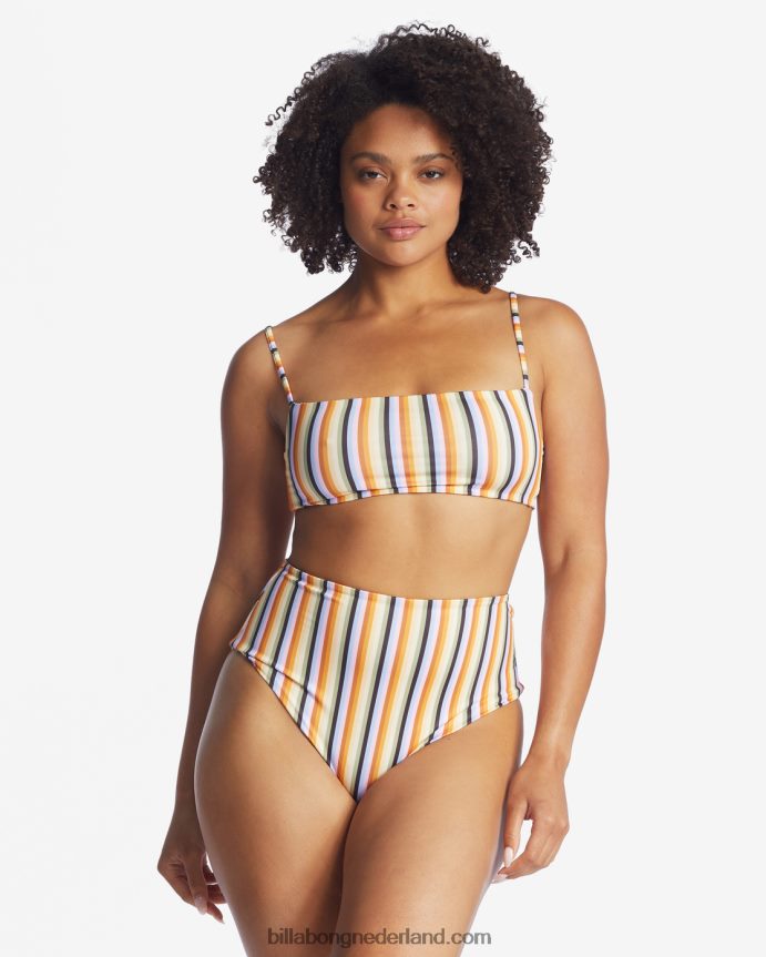 Billabong vrouwen ansichtkaarten uit het paradijs omkeerbare bralette bikinitopmulti 4D20H1739