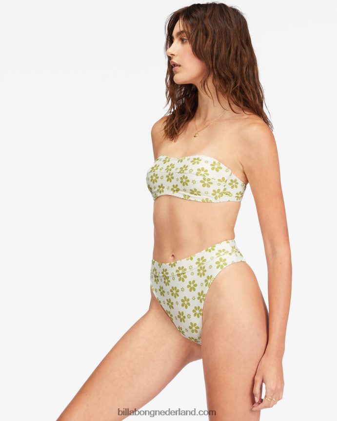 Billabong vrouwen bikinitopje met madeliefjeskettingzout kristal 4D20H1554