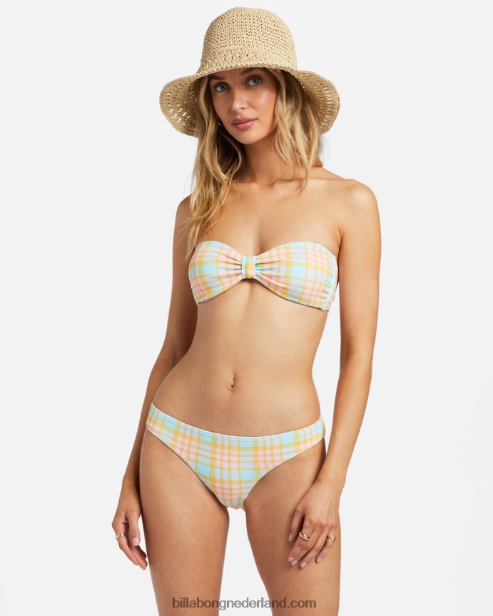 Billabong vrouwen check please bandeau bikinitopmulti 4D20H1172