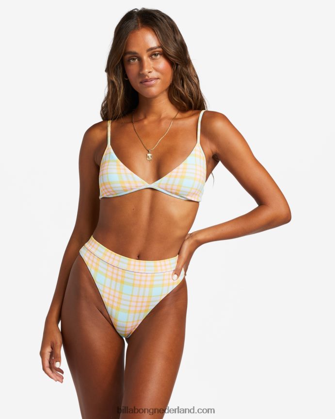 Billabong vrouwen check please charlie triangelbikinitopmulti 4D20H1174