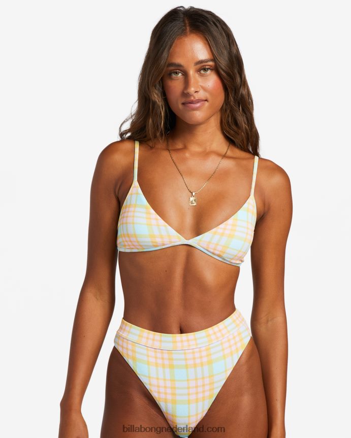 Billabong vrouwen check please charlie triangelbikinitopmulti 4D20H1174
