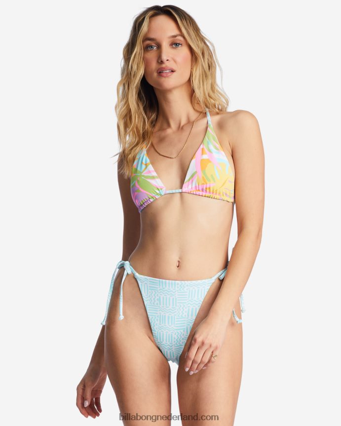 Billabong vrouwen dreamland rev multi omkeerbare triangelbikinitopmulti 4D20H1286